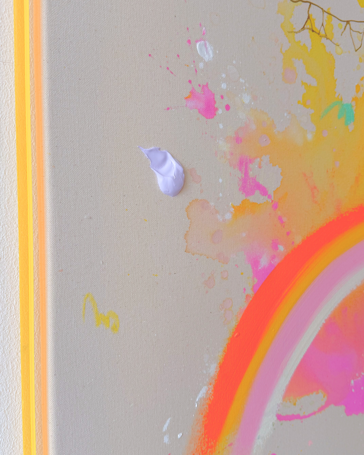 ICH WÜNSCH DIR Regenbogen 110x90cm