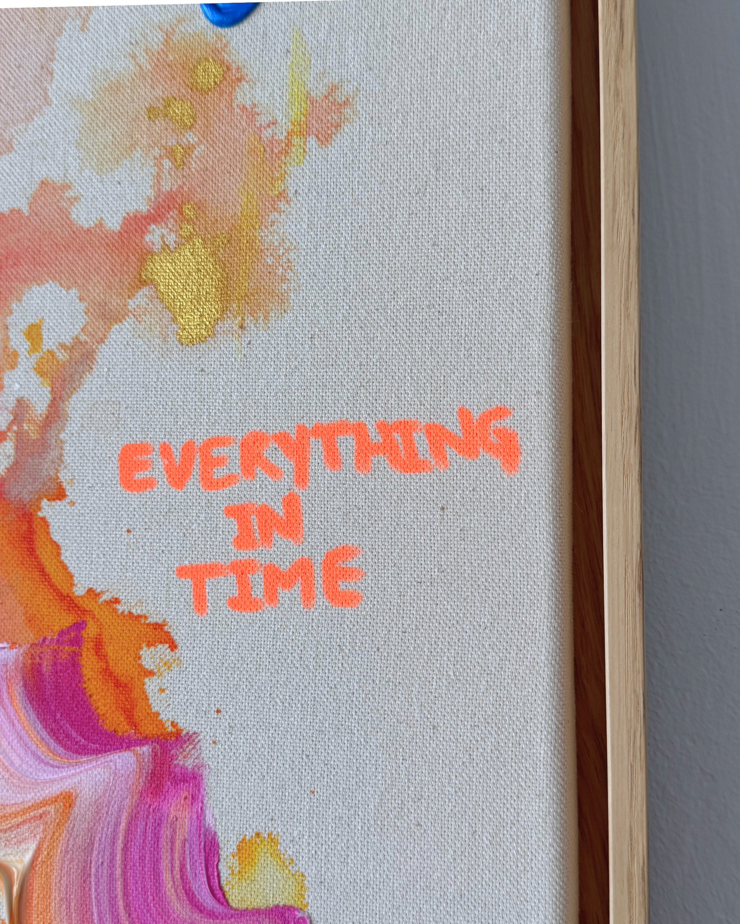 EVERYTHING IN TIME 30x40cm