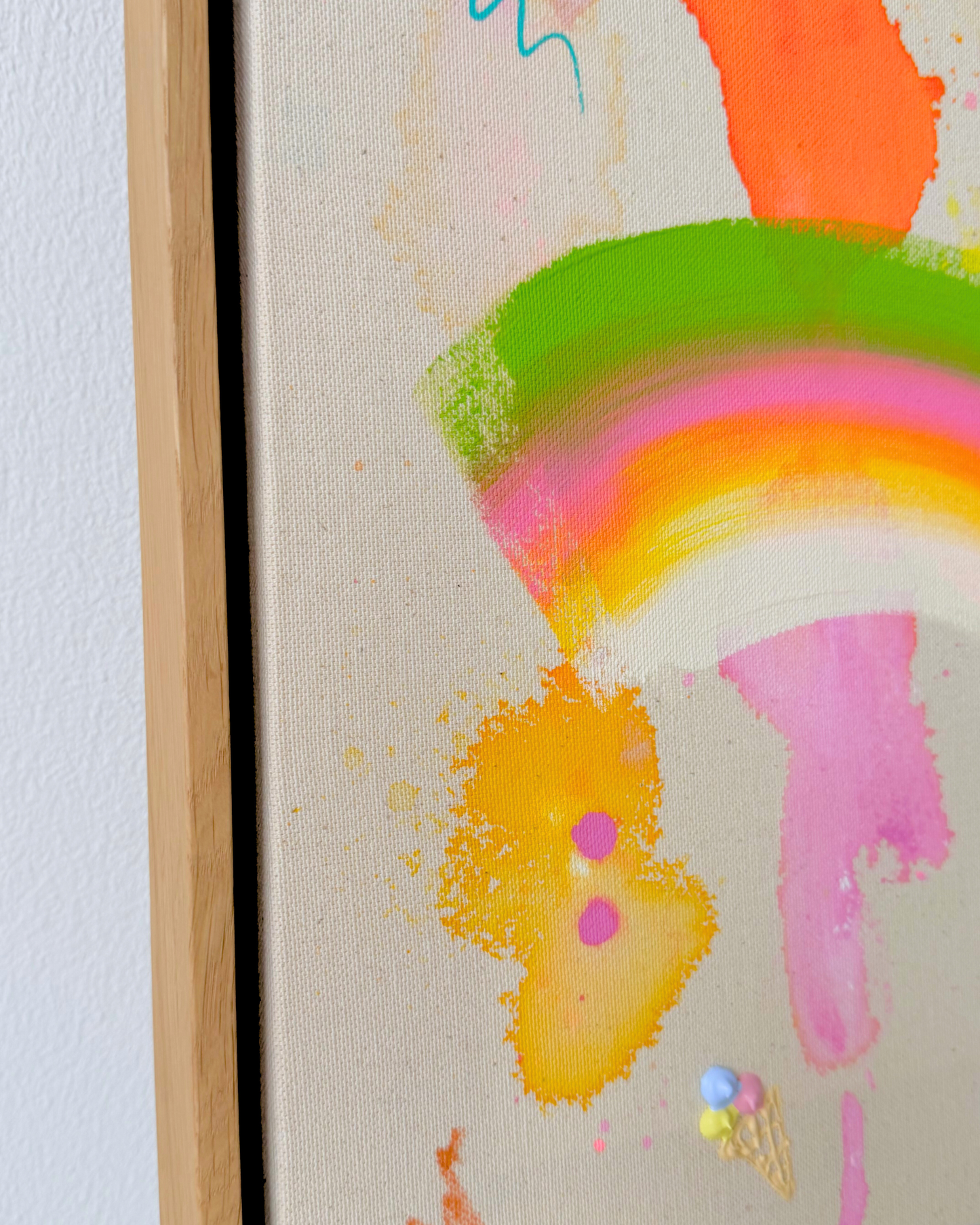 ICH WÜNSCH DIR Girlande 40x50cm