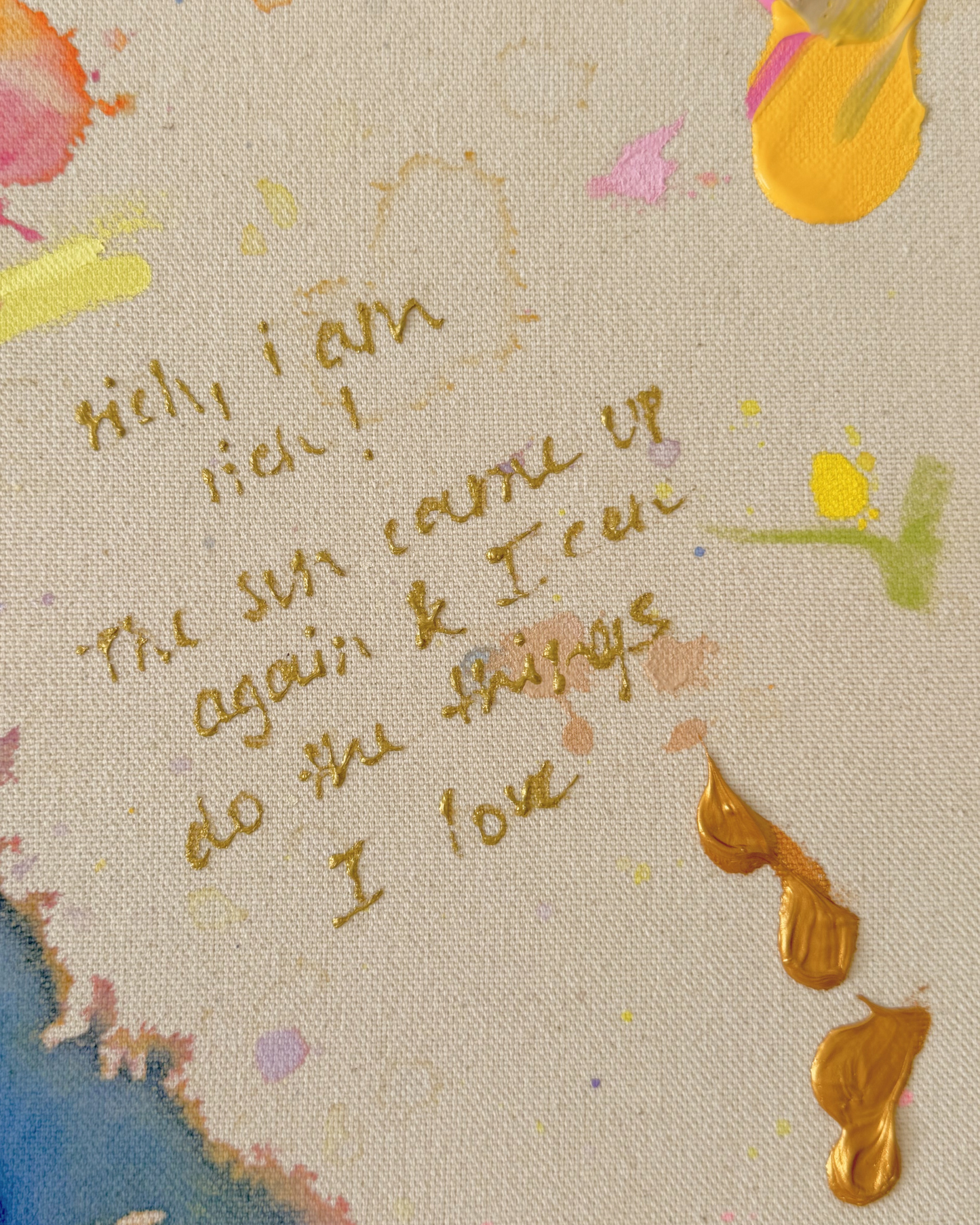 rich! i am rich 60x60cm