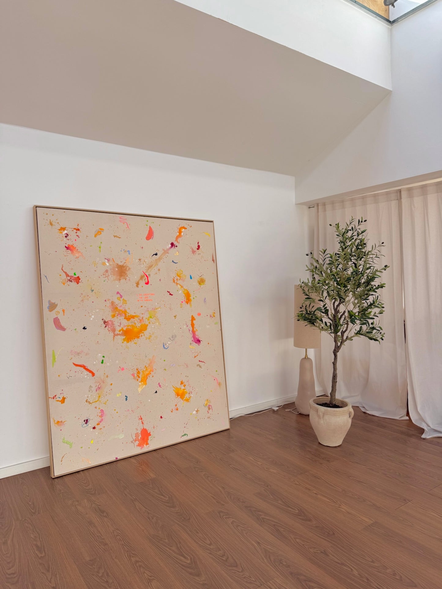 I'M CREATING THE LIFE OF MY DREAM 203x163cm