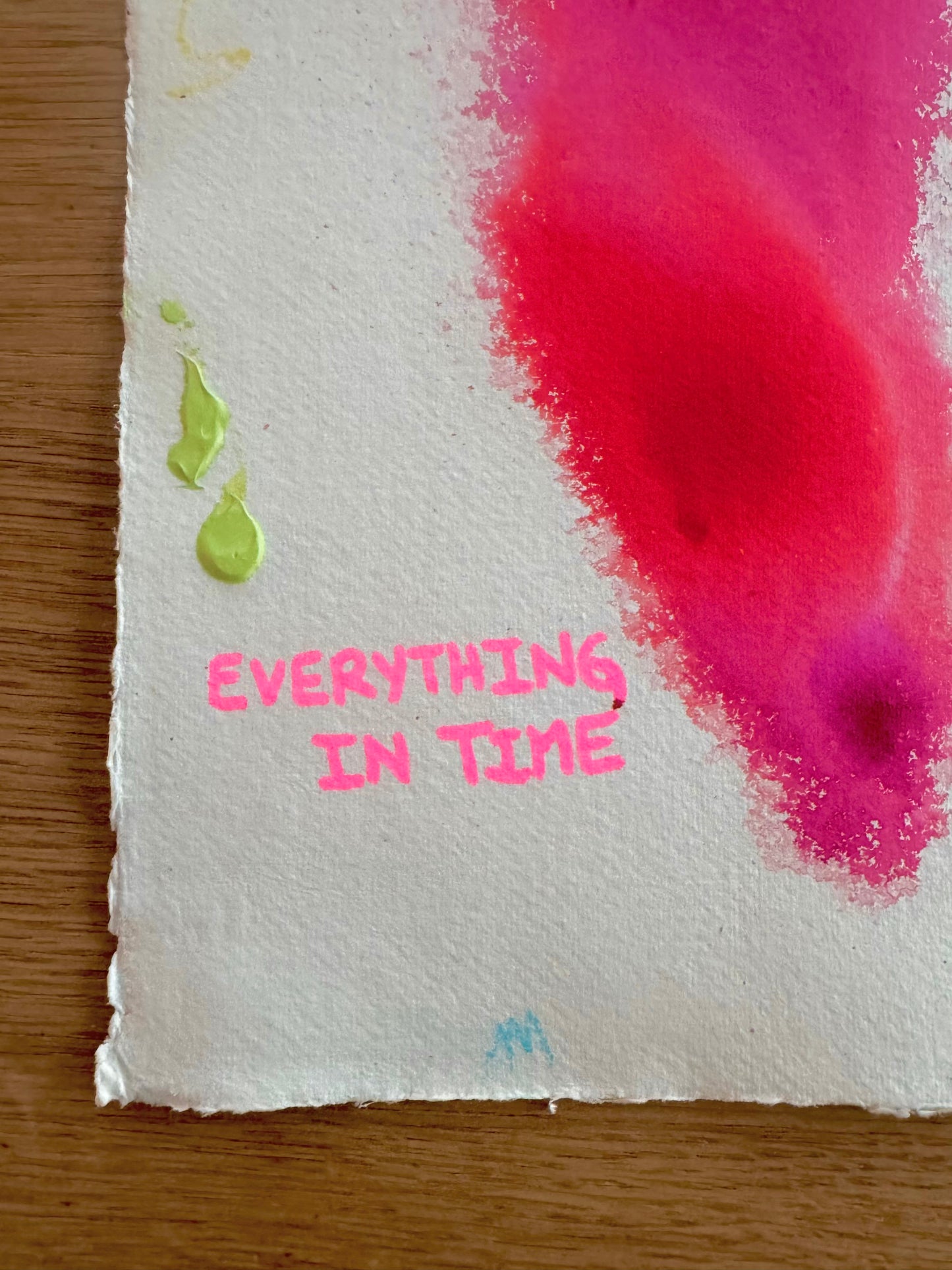 EVERYTHING IN TIME Paperwork