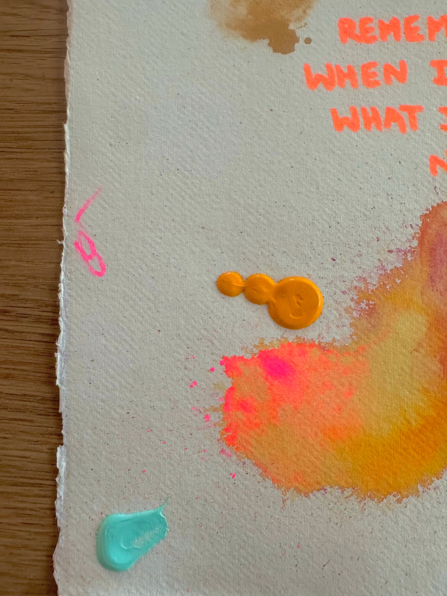 REMEMBER WHEN I WANTED WHAT I HAVE NOW Paperwork