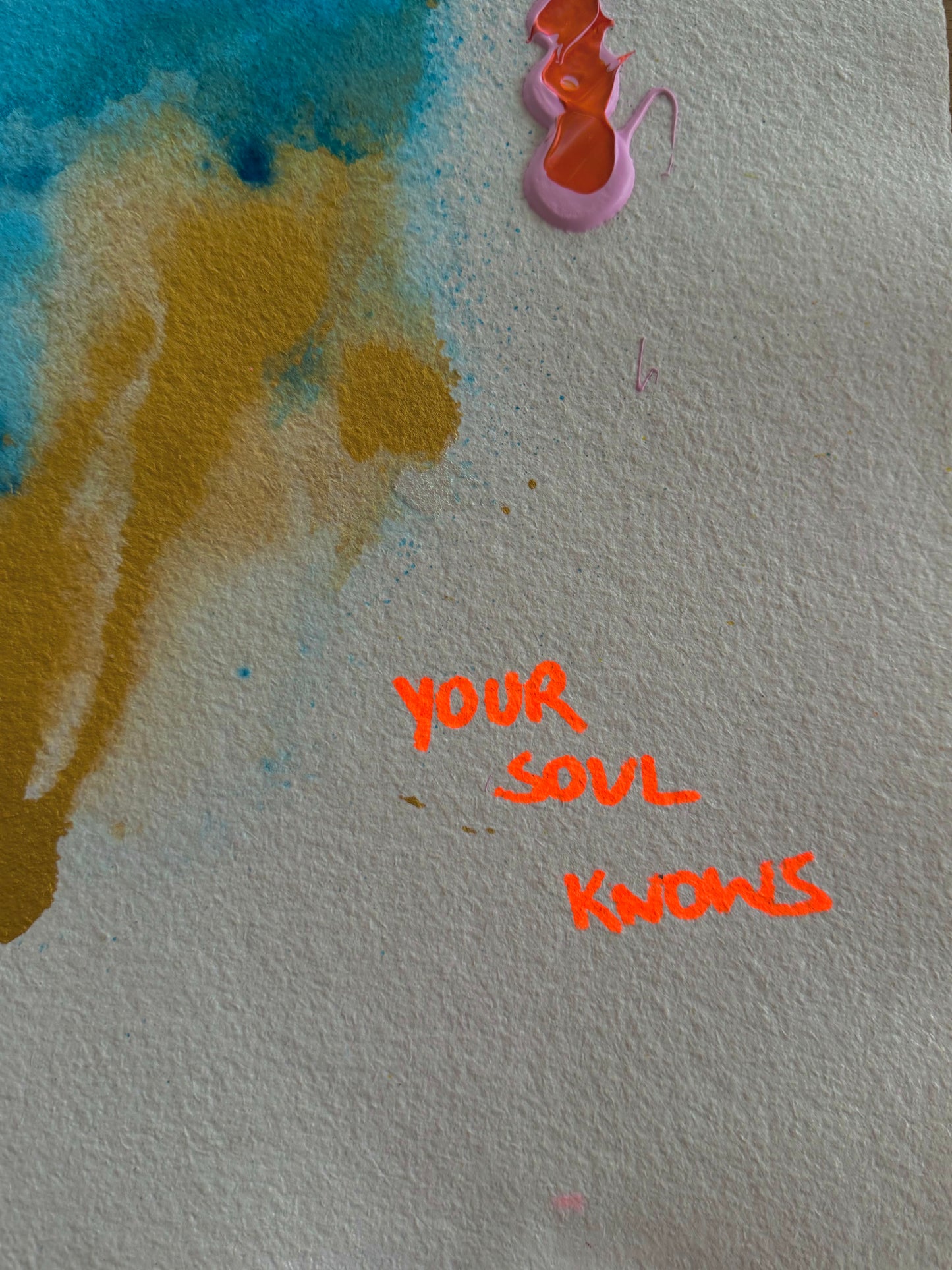 YOUR SOUL KNOWS Paperwork