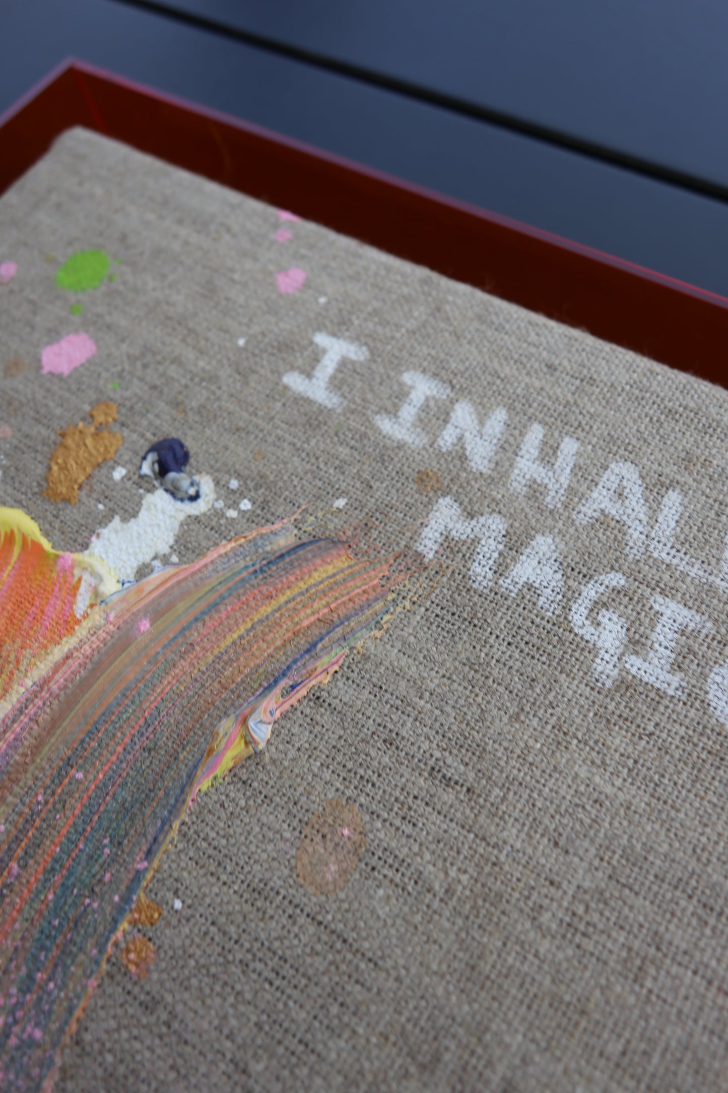 I INHALE MAGIC 23x23cm