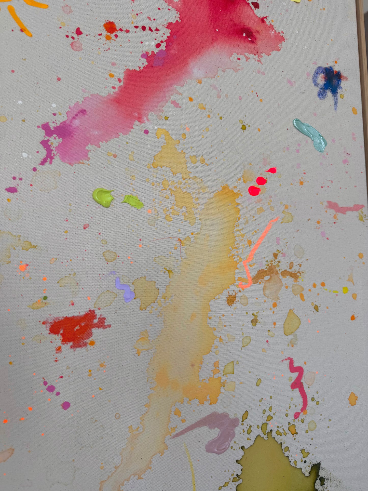 LIFE IS BEAUTIFUL & I HAVE TIME 180x140cm EXTRA TIEF