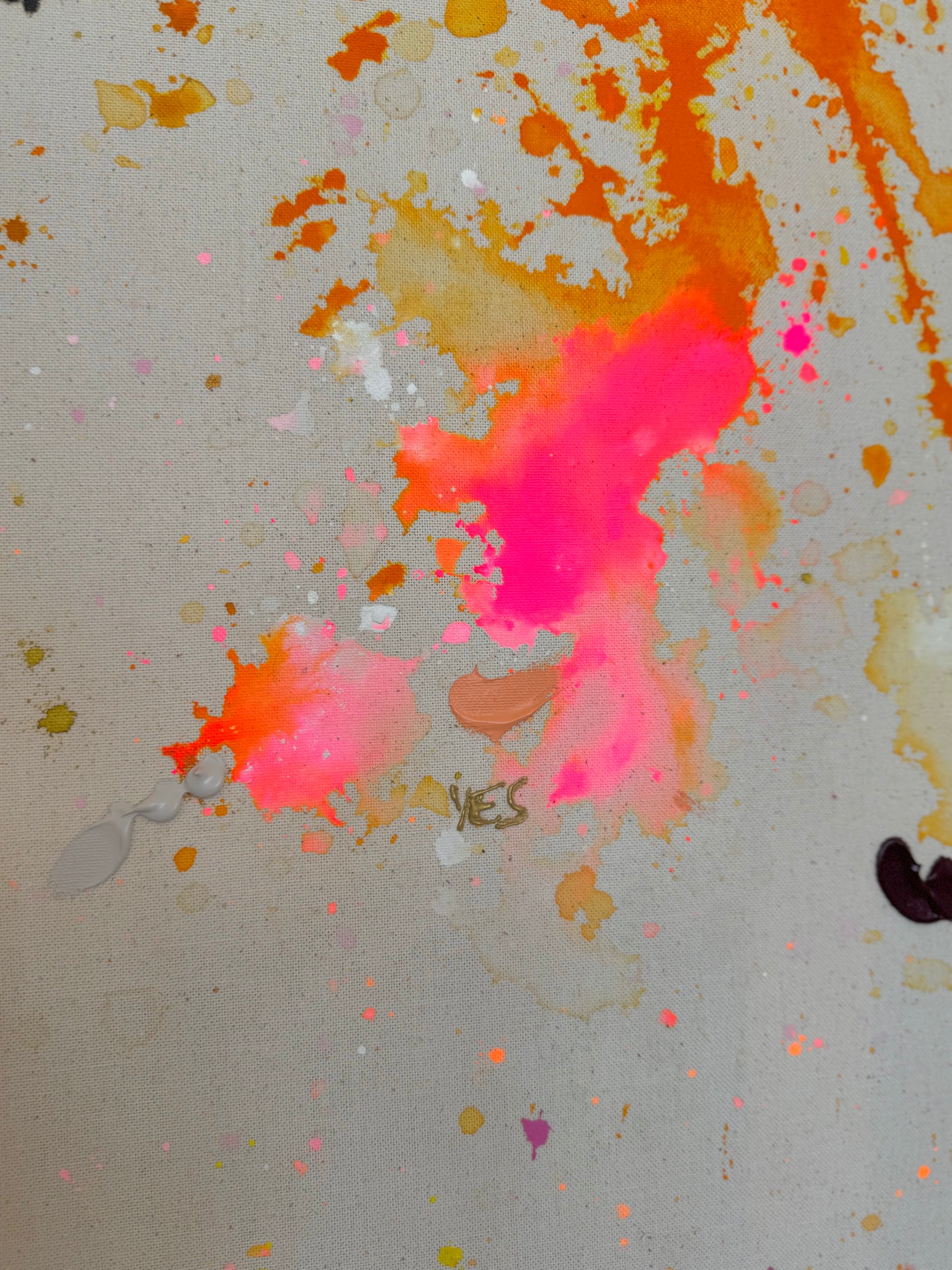 LIFE IS BEAUTIFUL & I HAVE TIME 180x140cm EXTRA TIEF
