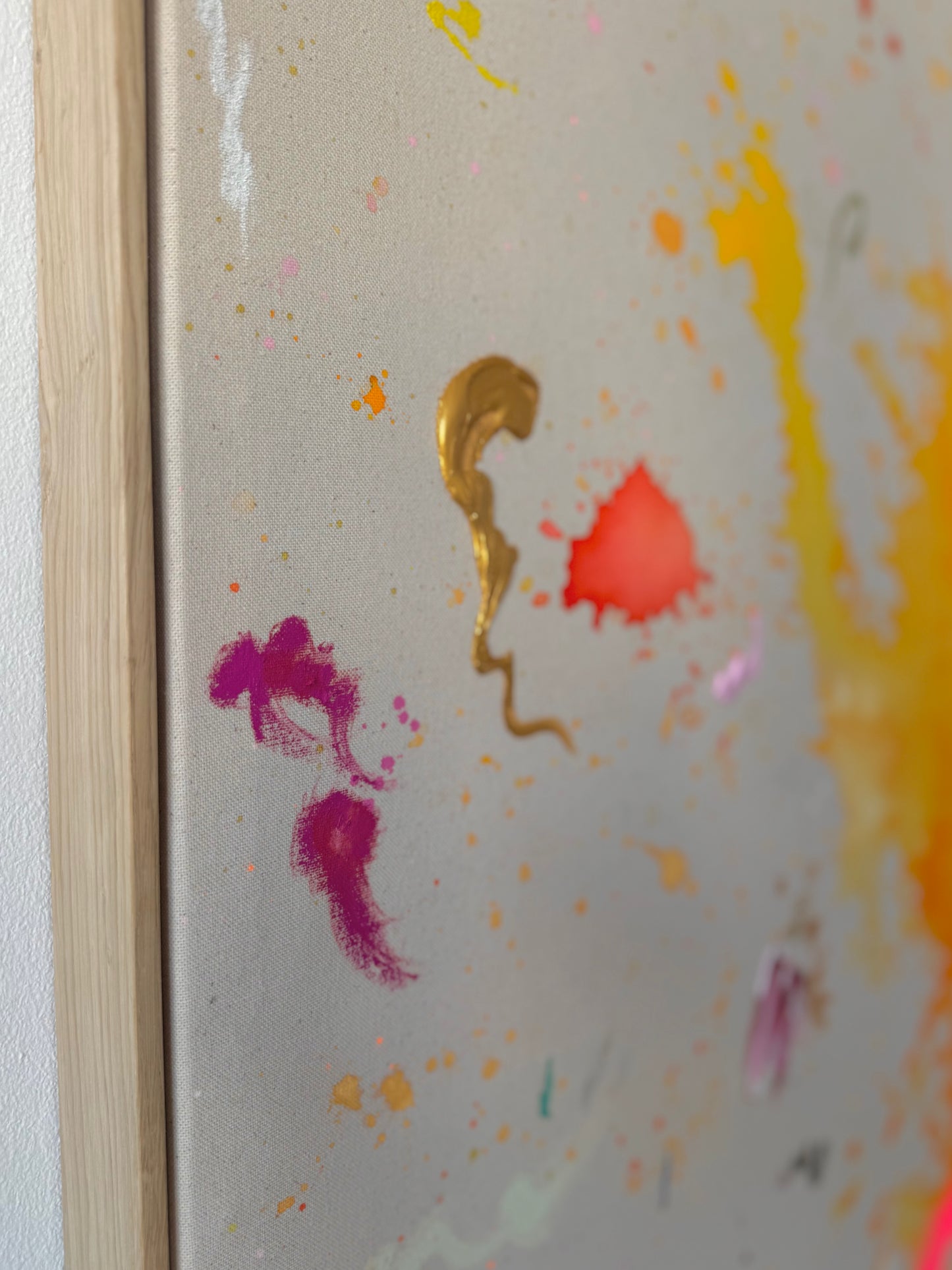 LIFE IS BEAUTIFUL & I HAVE TIME 180x140cm EXTRA TIEF