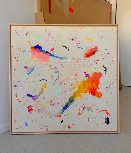 URLAUBSREIF 100x100cm