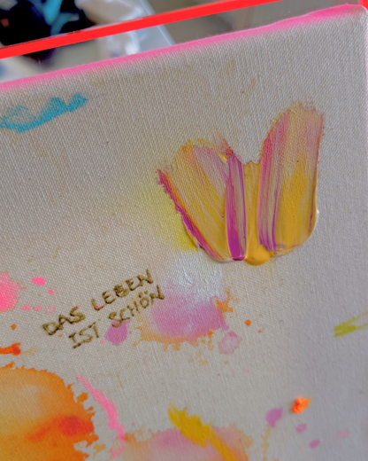 Das Leben ist schön 30x30cm