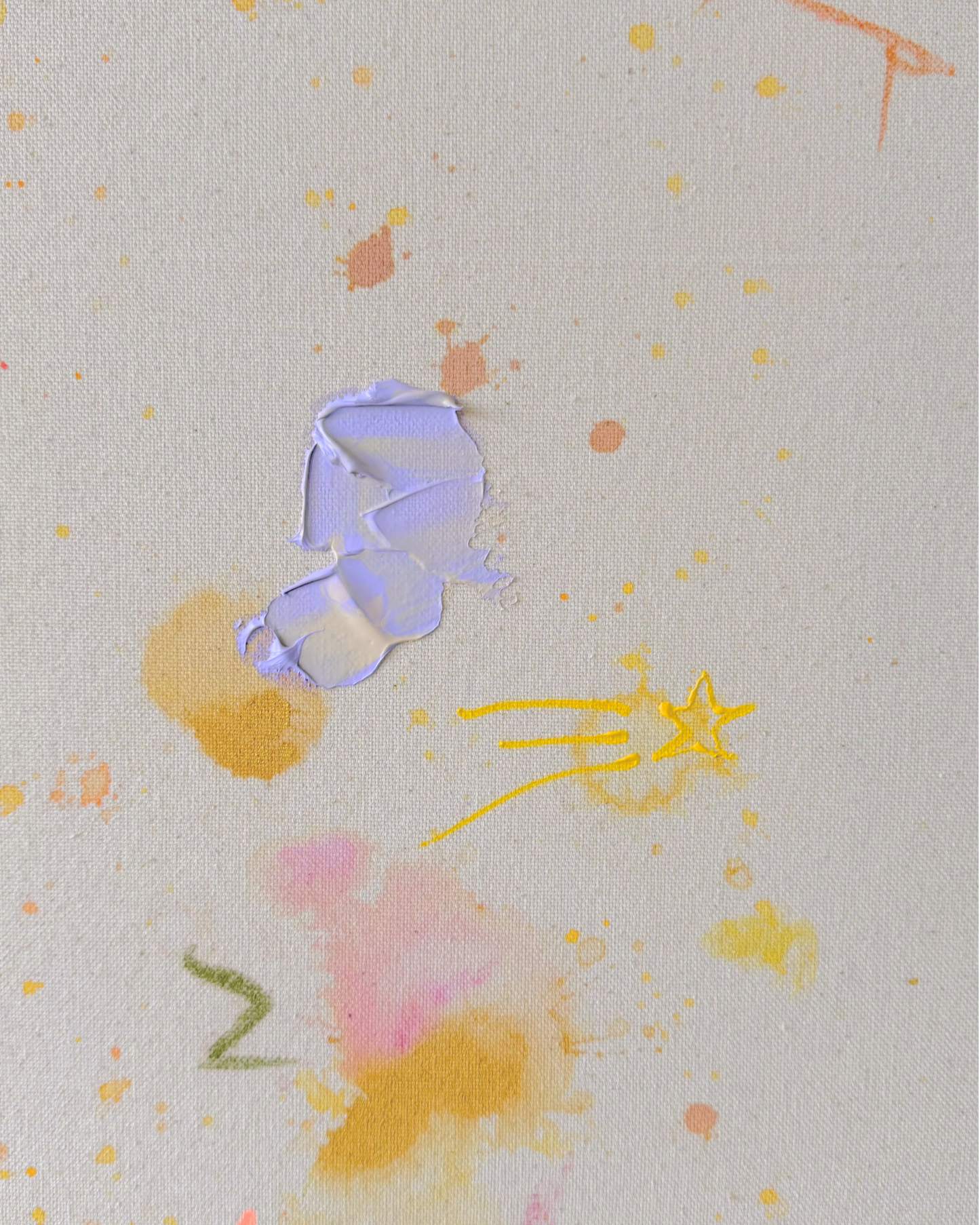 SPRUNG INS KALTE WASSER 110x110cm