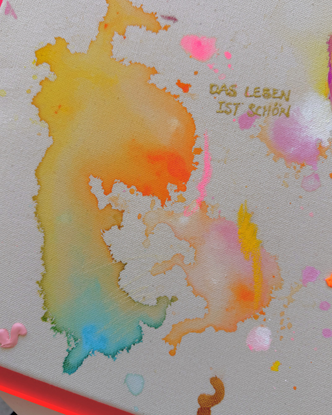 Das Leben ist schön 30x30cm