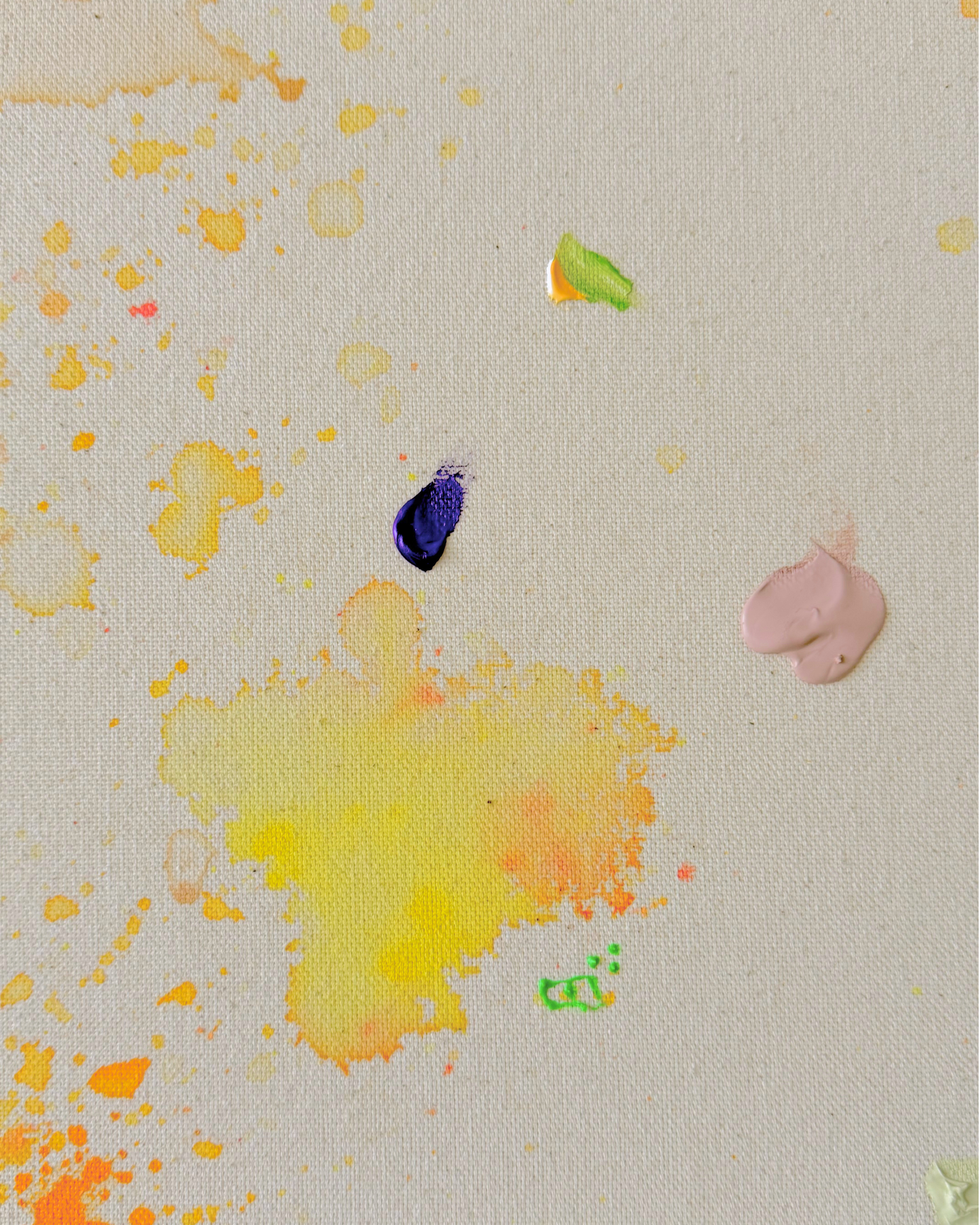 SPRUNG INS KALTE WASSER 110x110cm