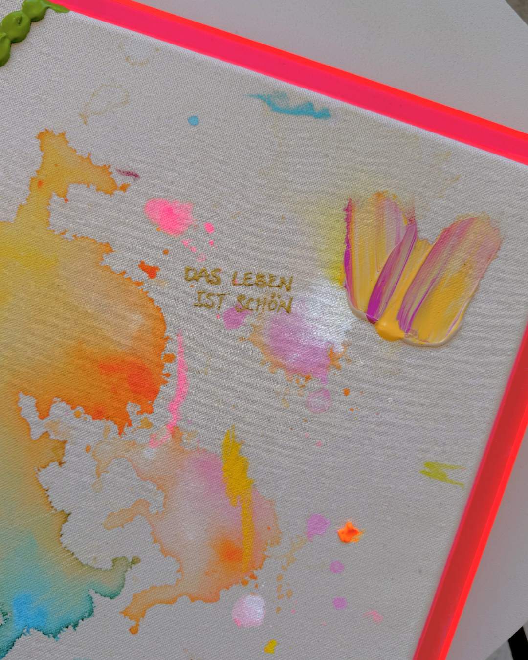Das Leben ist schön 30x30cm