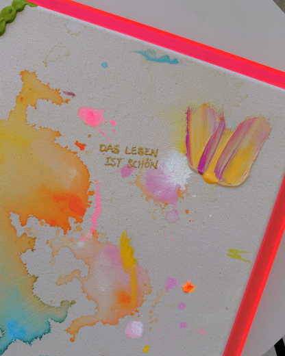 Das Leben ist schön 30x30cm