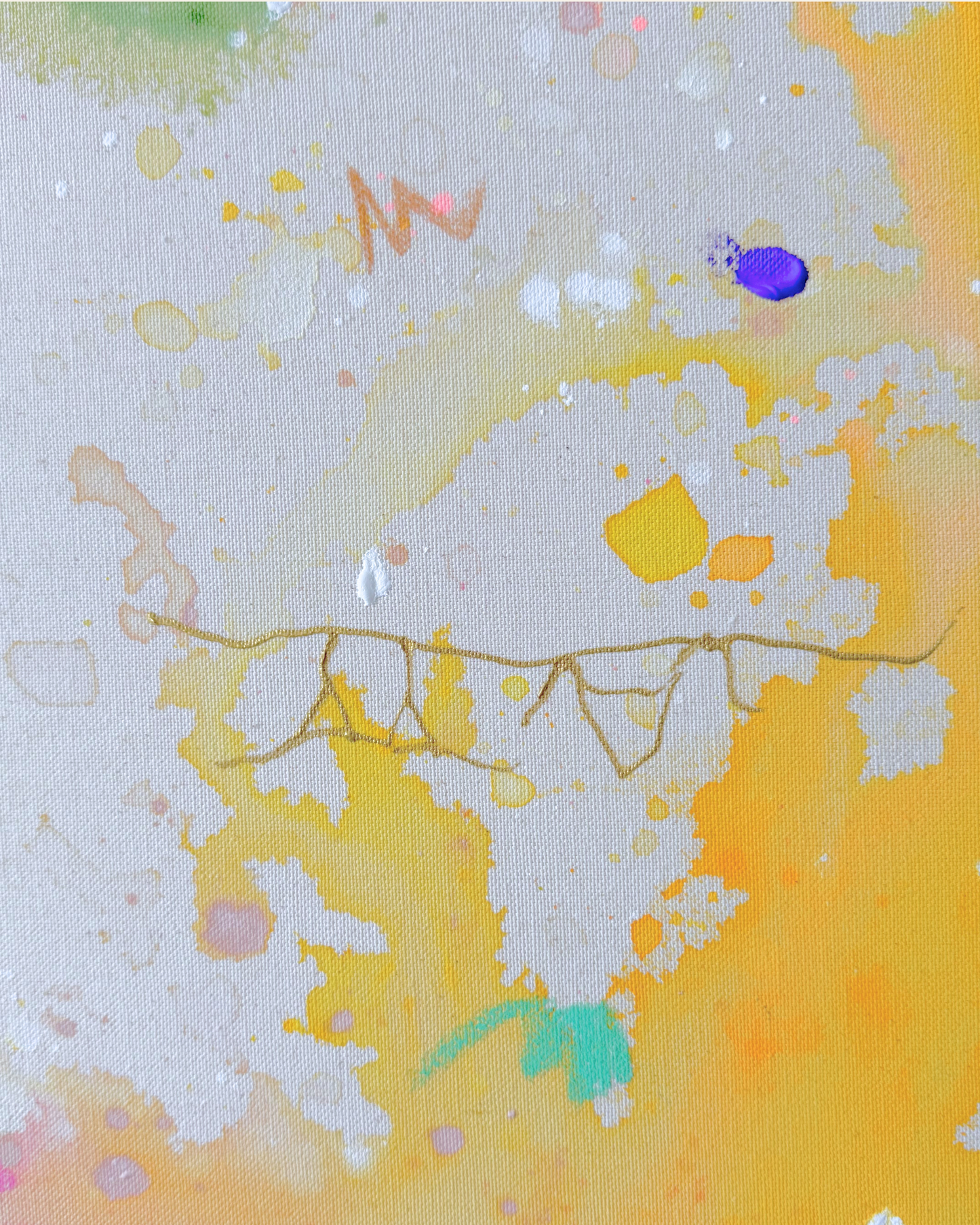 ICH WÜNSCH DIR Regenbogen 110x90cm