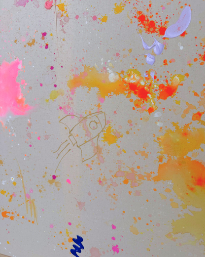 LIFE IS BEAUTIFUL & I HAVE TIME 150x200cm EXTRA TIEF