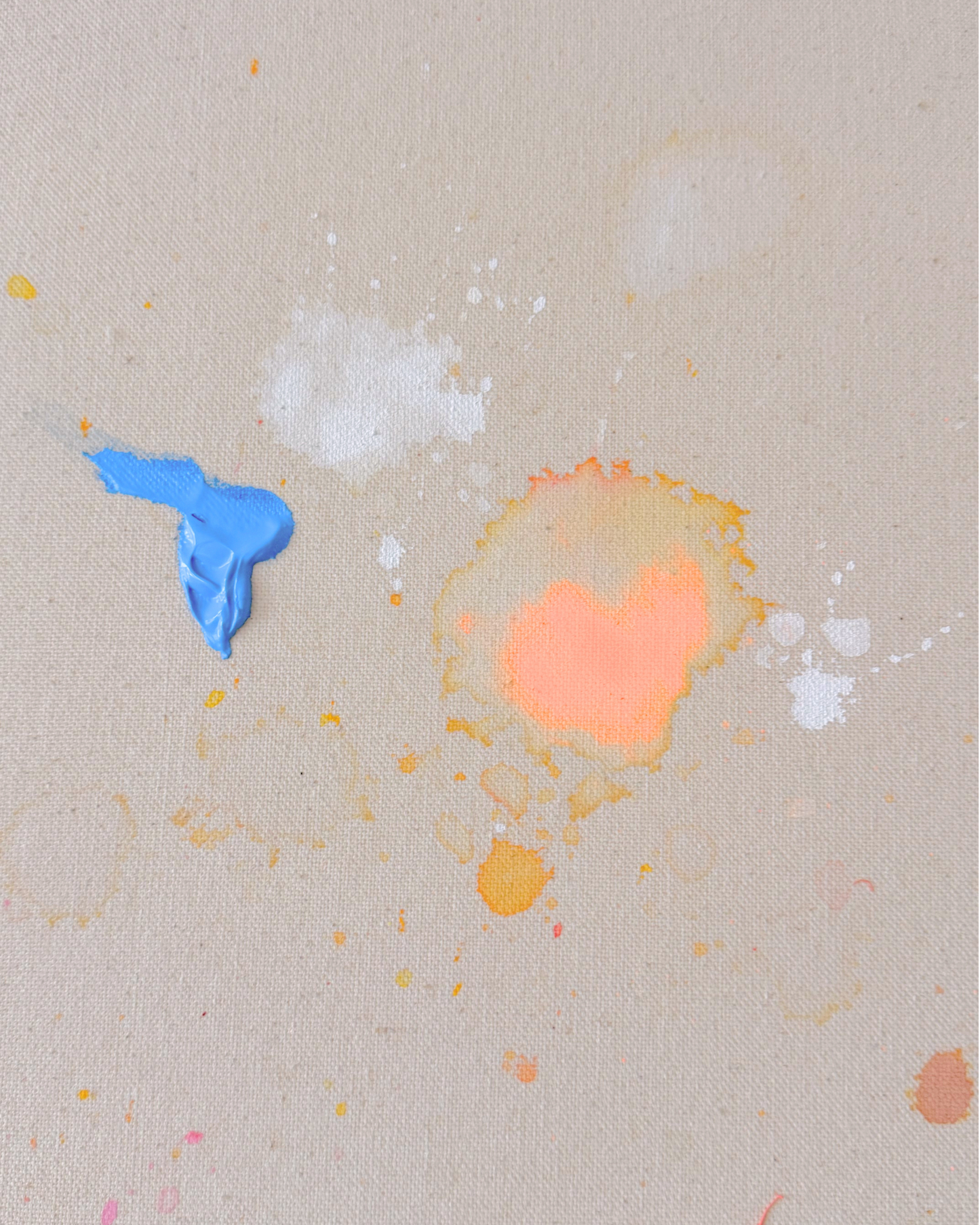 SPRUNG INS KALTE WASSER 110x110cm