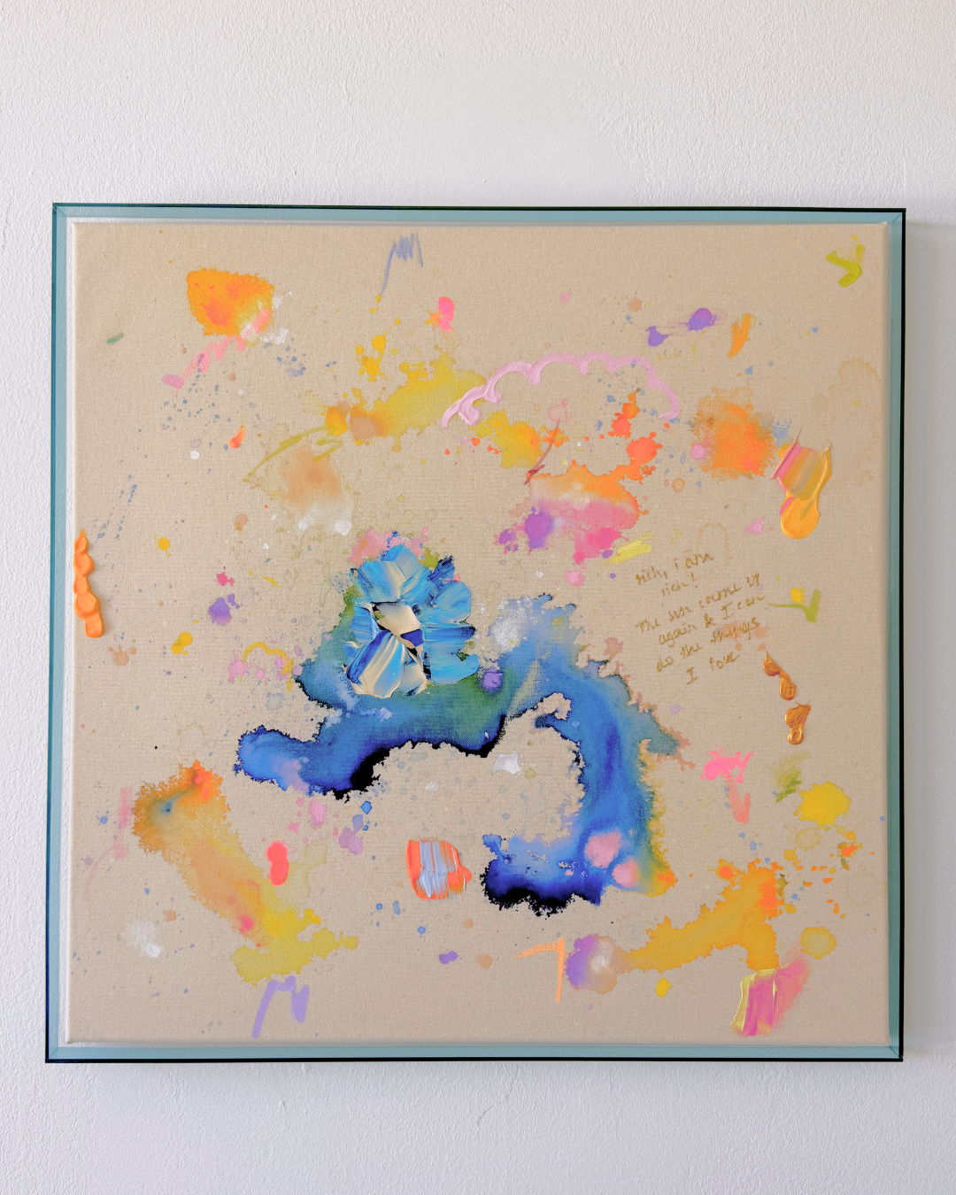 rich! i am rich 60x60cm