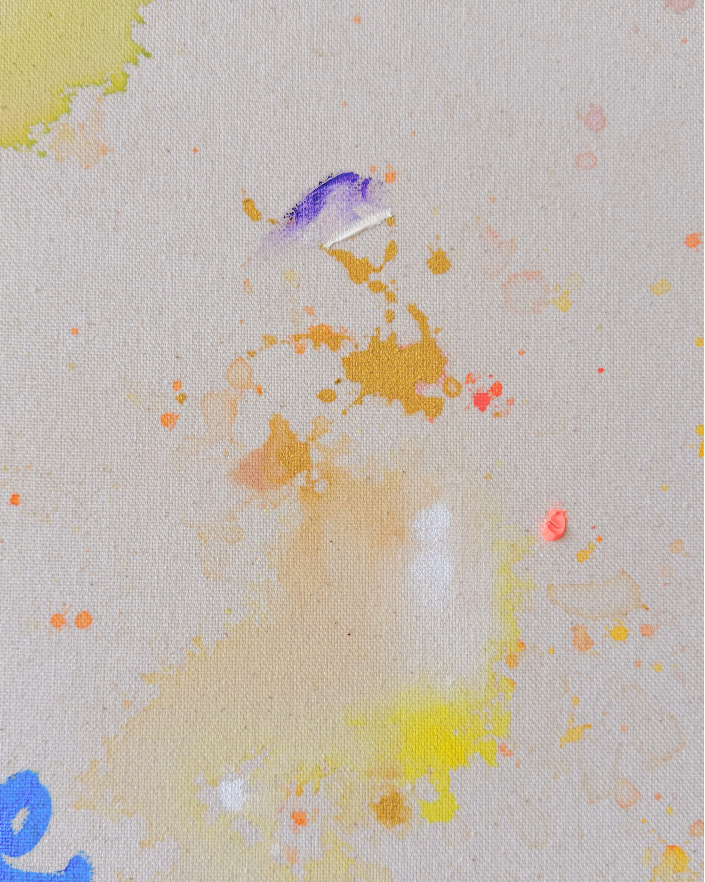 SPRUNG INS KALTE WASSER 110x110cm