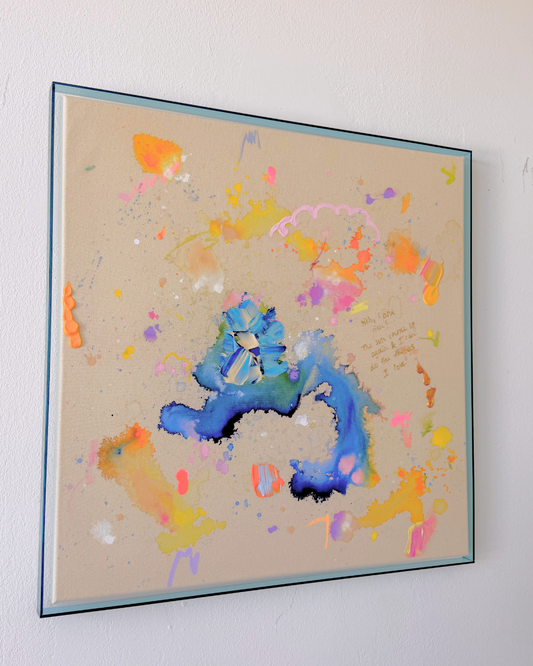 rich! i am rich 60x60cm