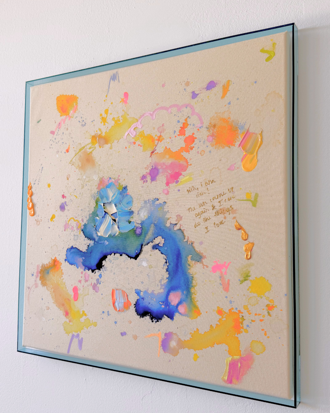 rich! i am rich 60x60cm
