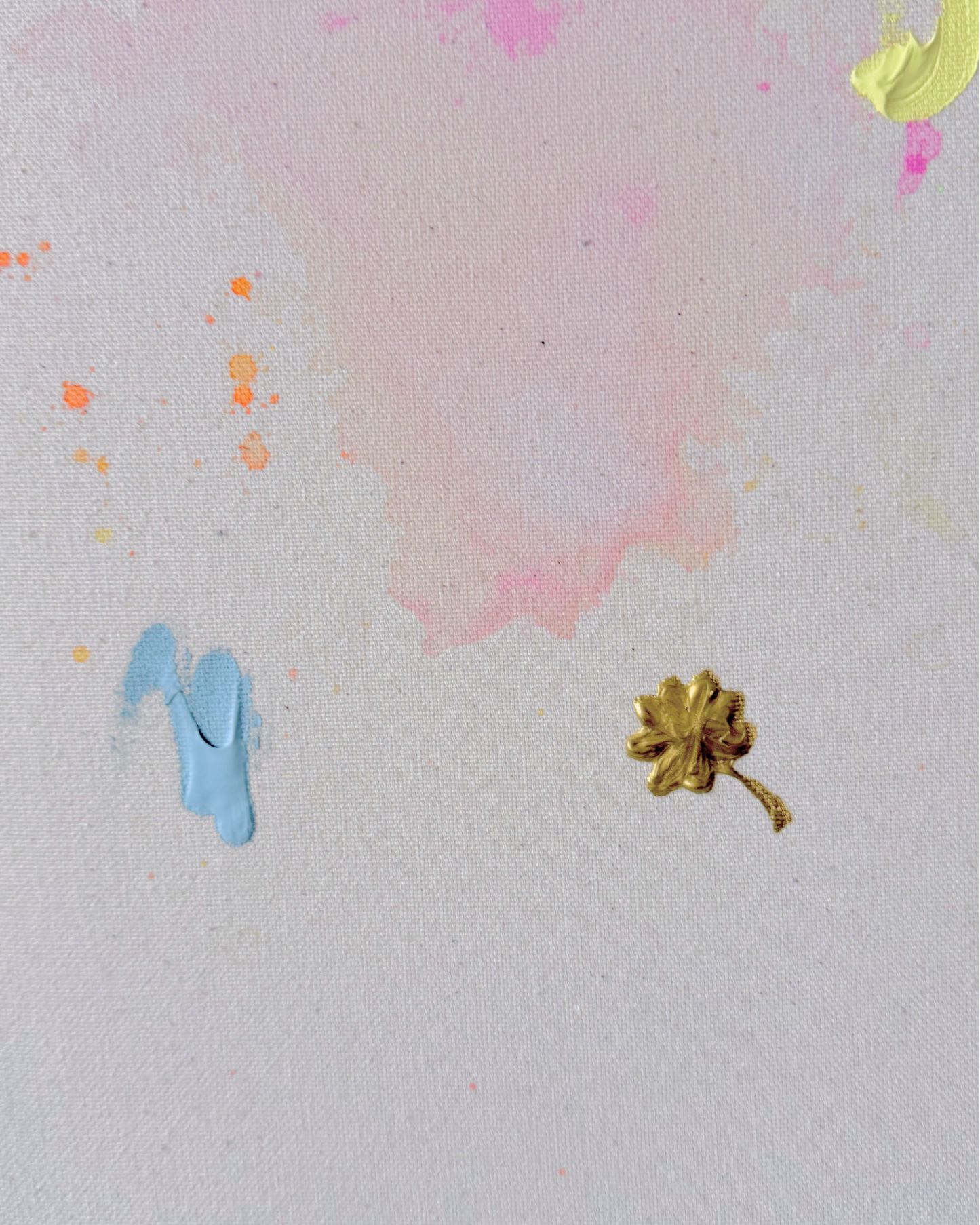SPRUNG INS KALTE WASSER 110x110cm
