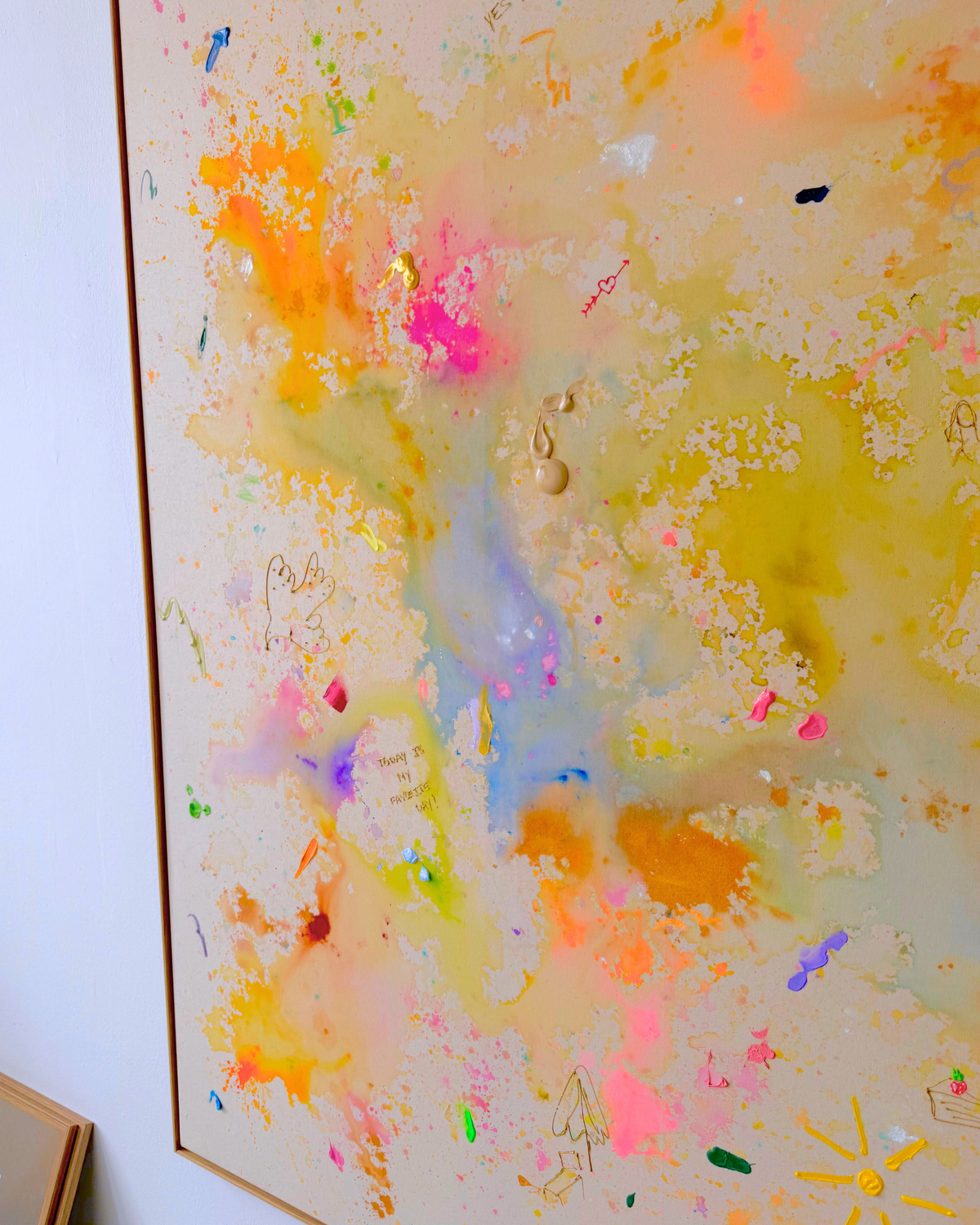 TODAY IS MY FAVORITE DAY 160x160cm