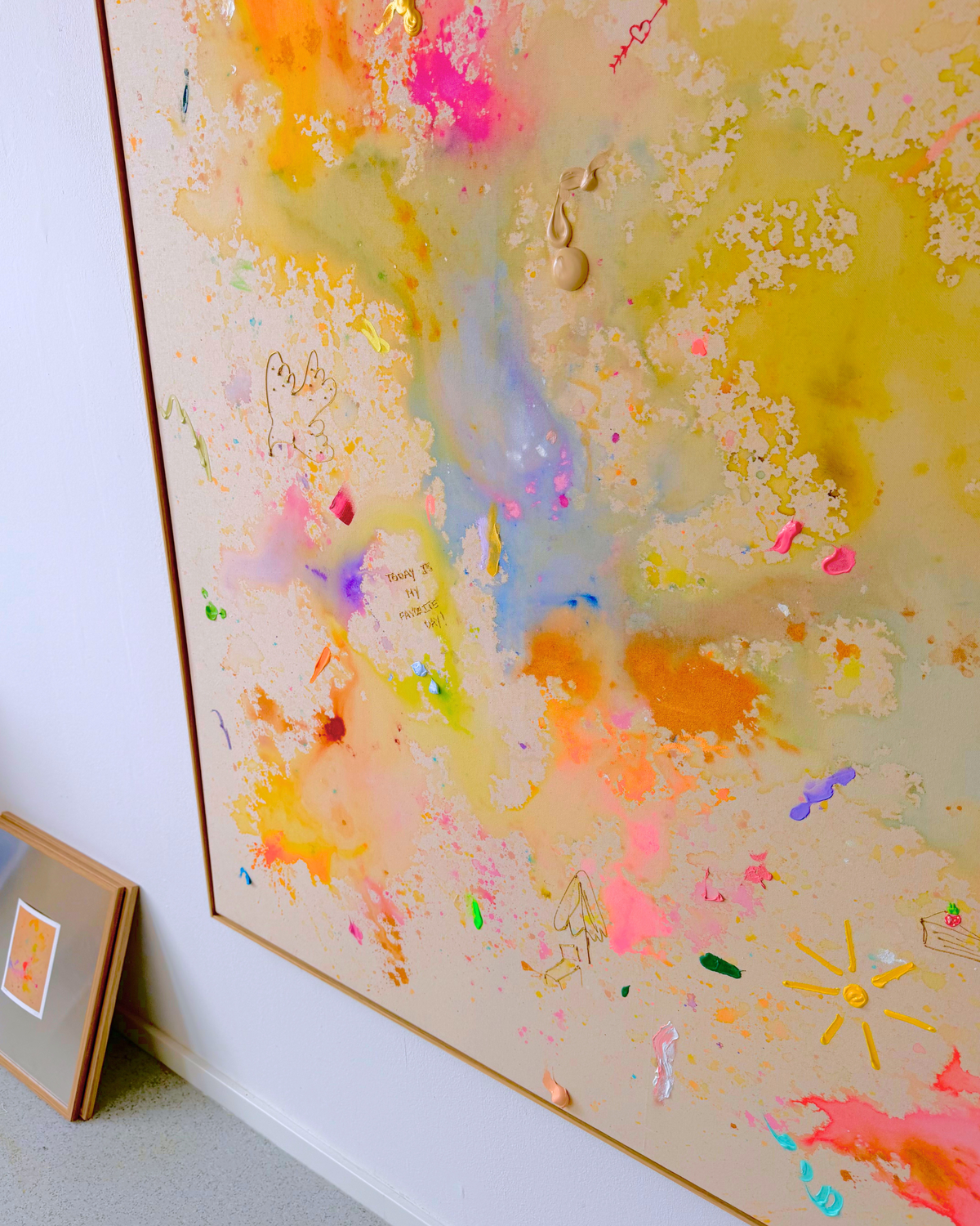 TODAY IS MY FAVORITE DAY 160x160cm