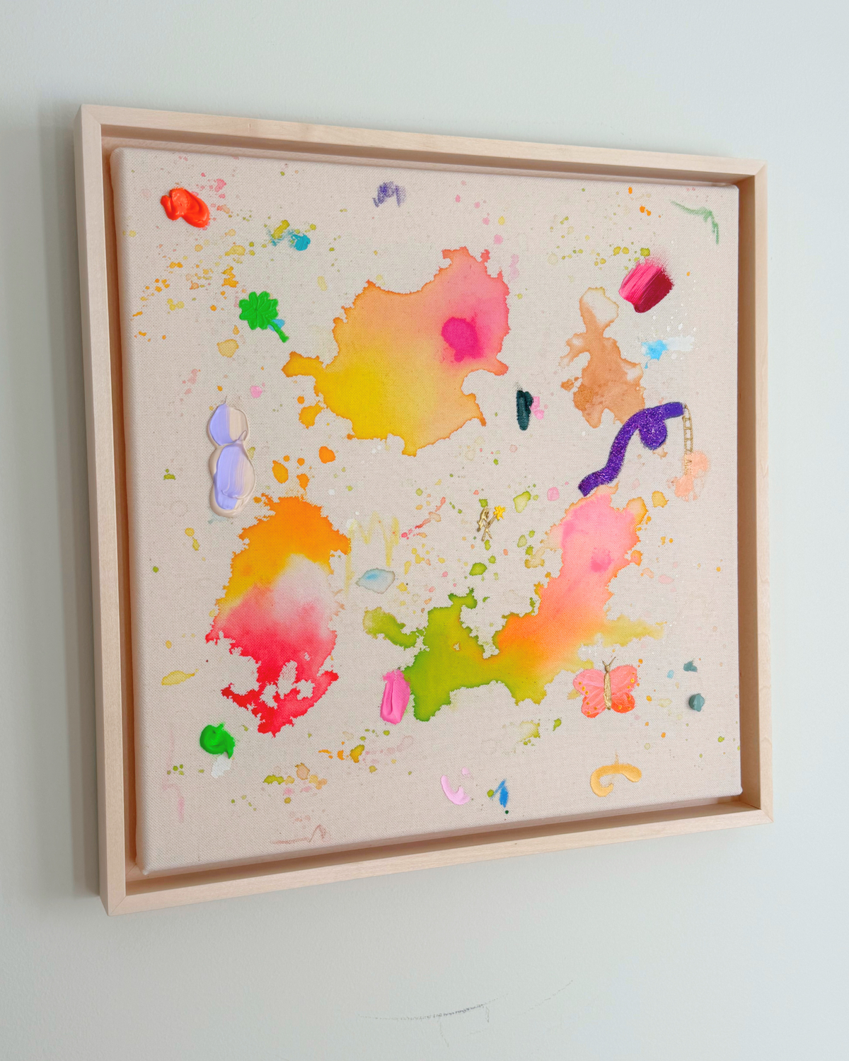 Ich wünsch dir Glitzerrutsche 40x40cm