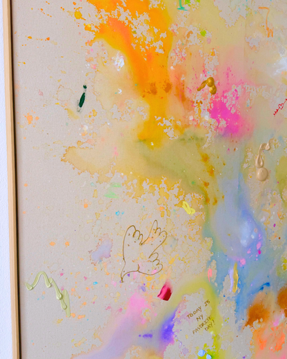 TODAY IS MY FAVORITE DAY 160x160cm