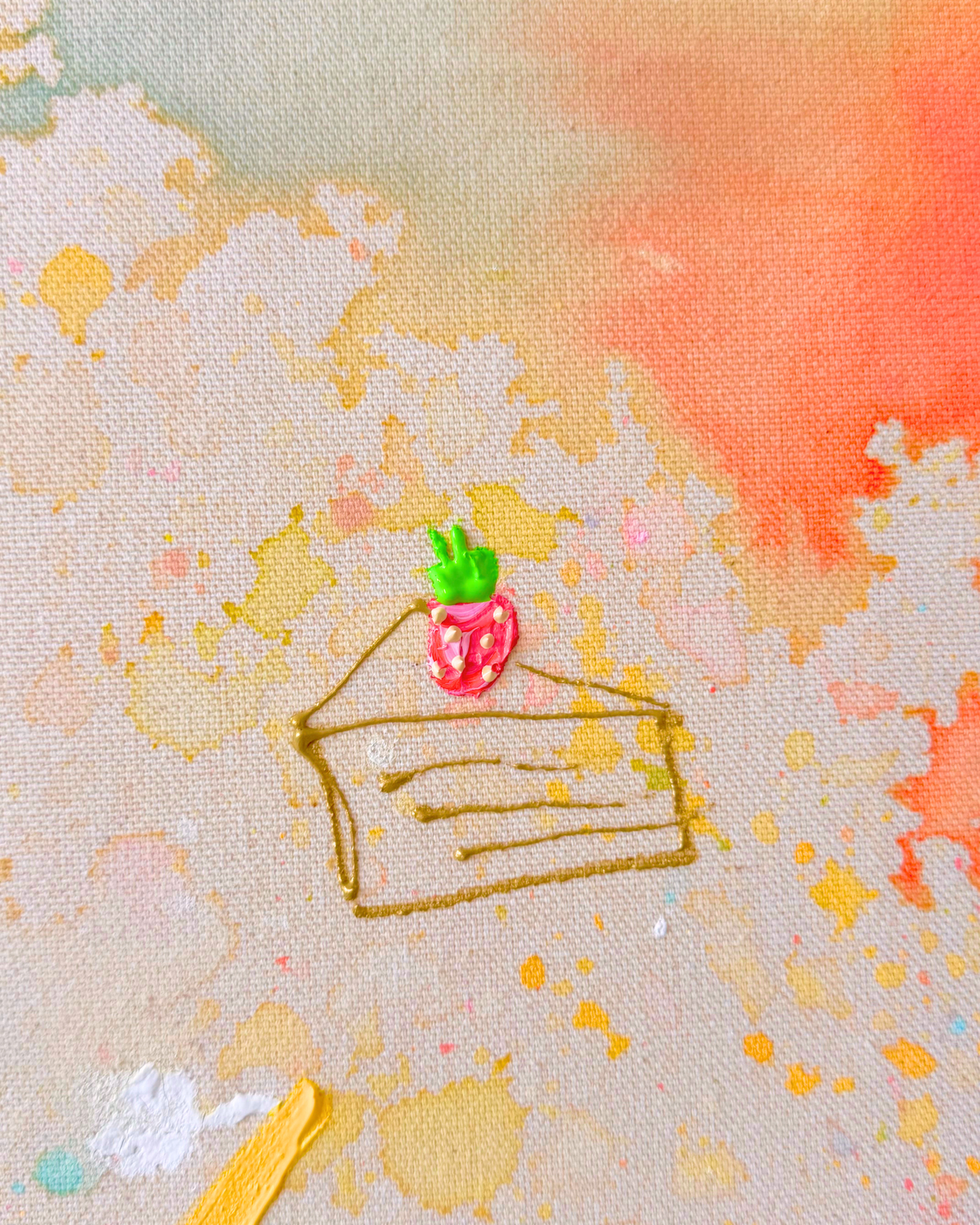 TODAY IS MY FAVORITE DAY 160x160cm
