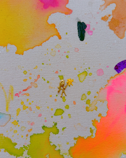 Ich wünsch dir Glitzerrutsche 40x40cm