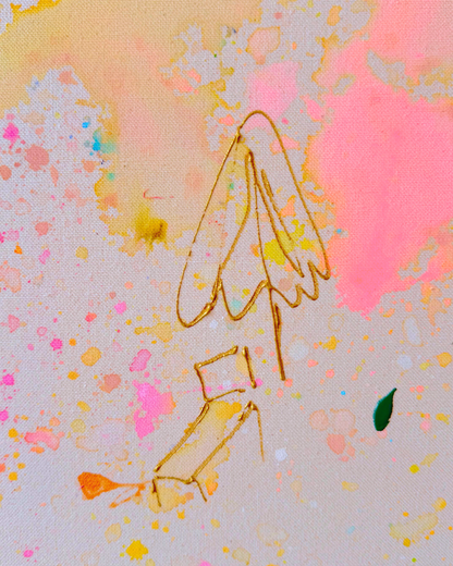 TODAY IS MY FAVORITE DAY 160x160cm