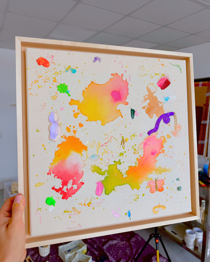 Ich wünsch dir Glitzerrutsche 40x40cm