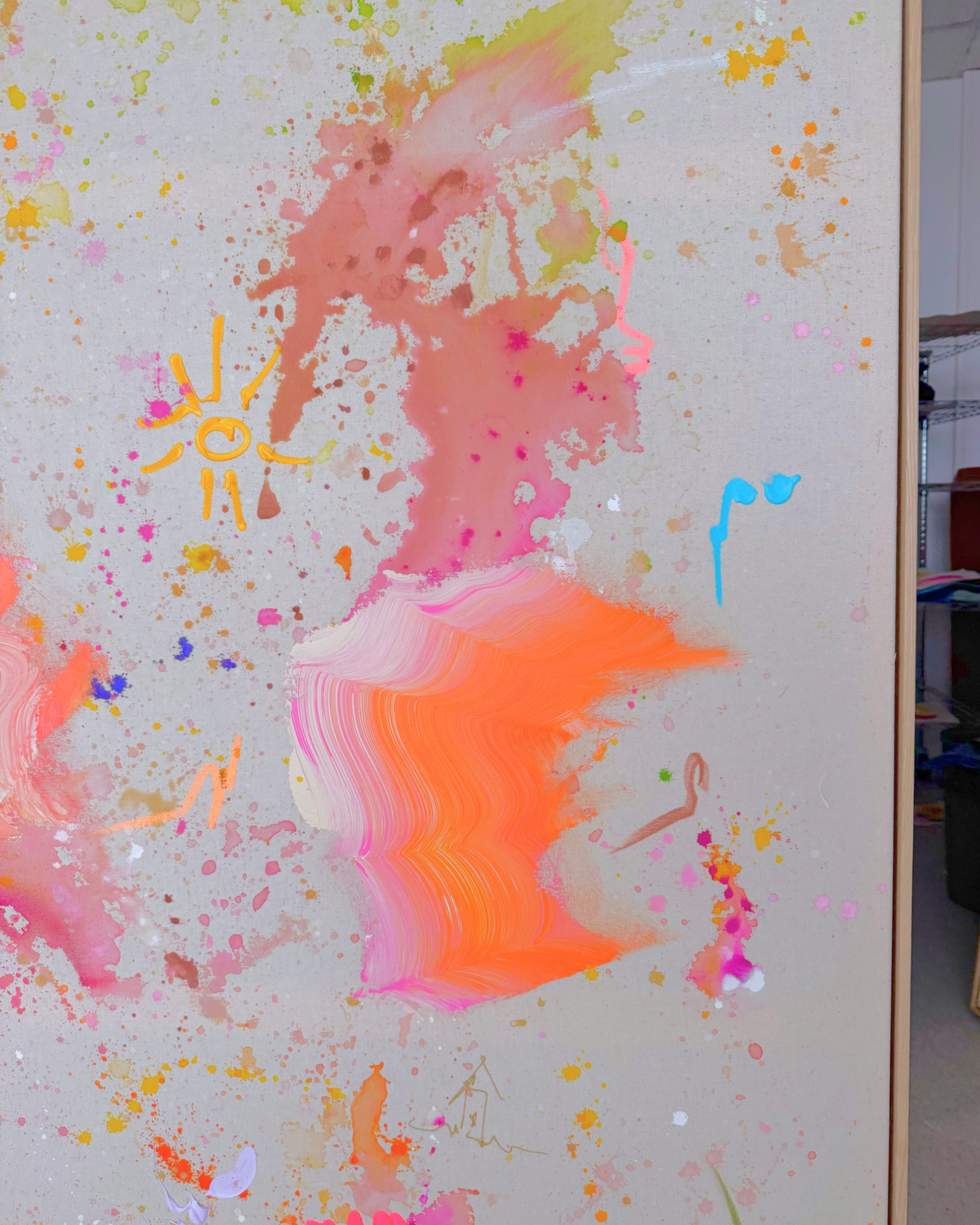 LIFE IS BEAUTIFUL & I HAVE TIME 150x200cm EXTRA TIEF