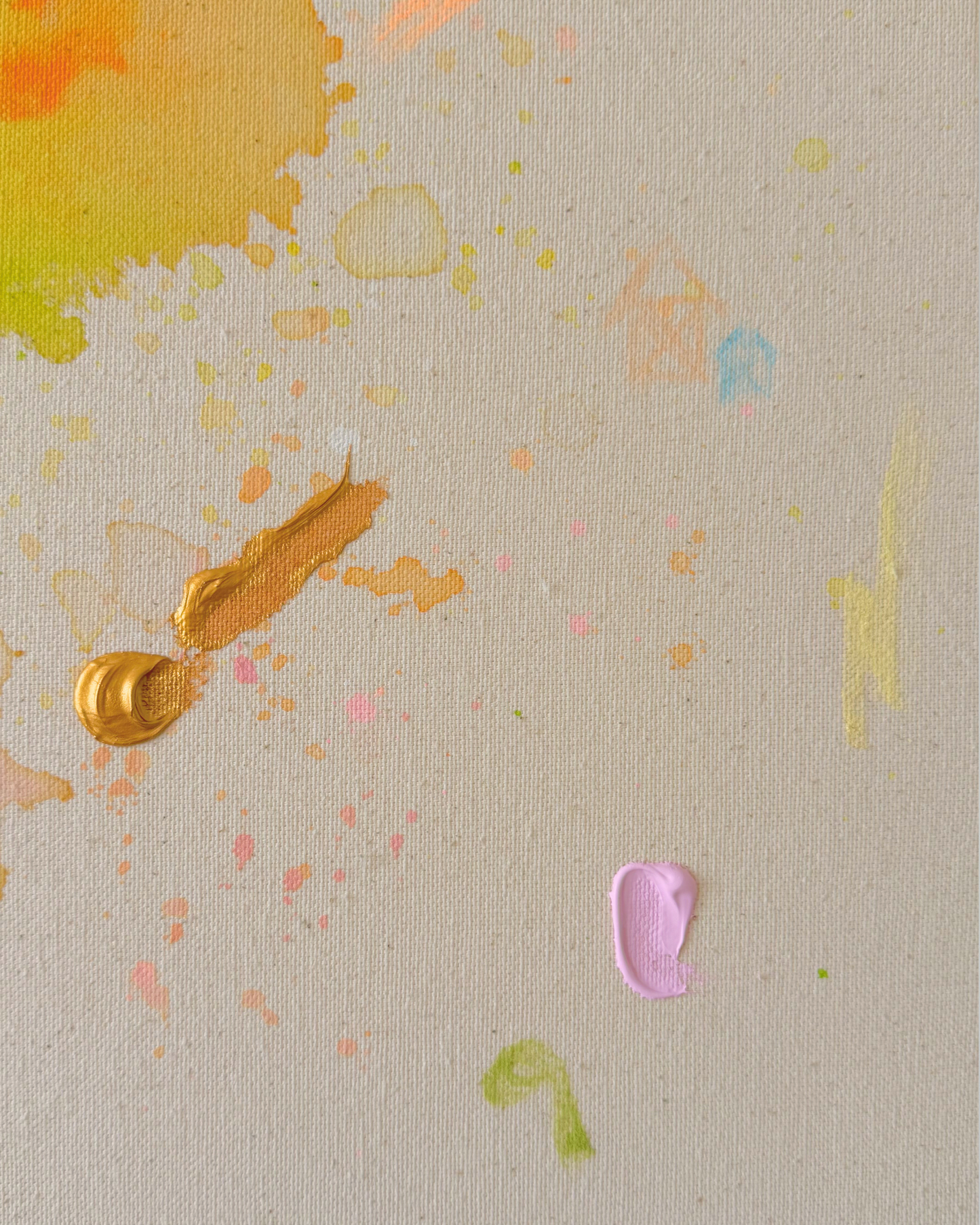 DAS LEBEN IST SCHÖN 60x60cm