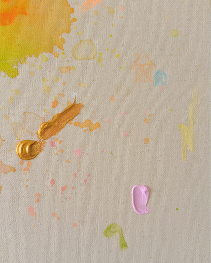 DAS LEBEN IST SCHÖN 60x60cm
