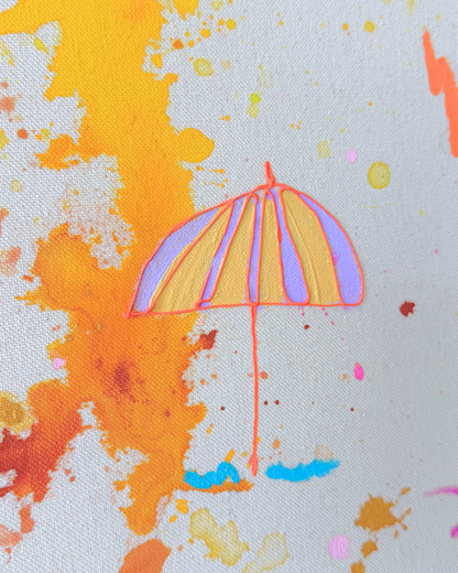 ICH WÜNSCH DIR Tennis 60x60cm