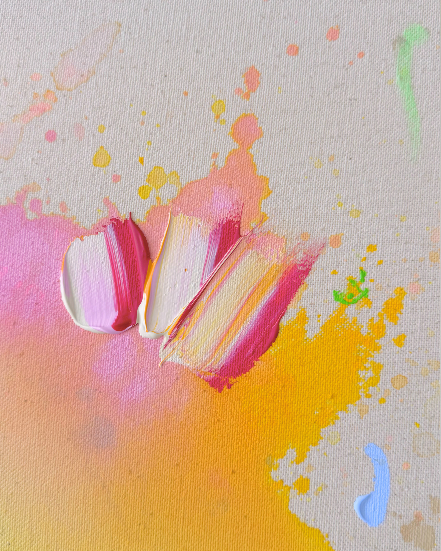 DAS LEBEN IST SCHÖN 60x60cm