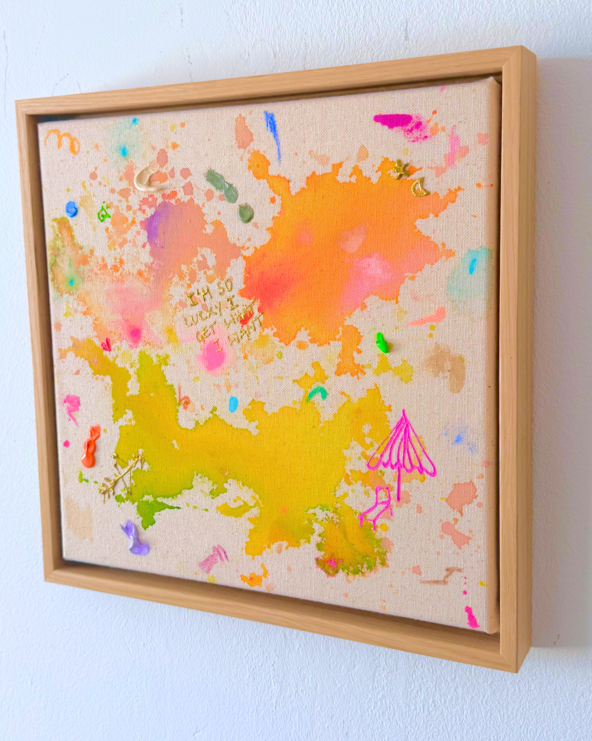 I'M SO LUCKY I GET WHAT I WANT 30x30cm