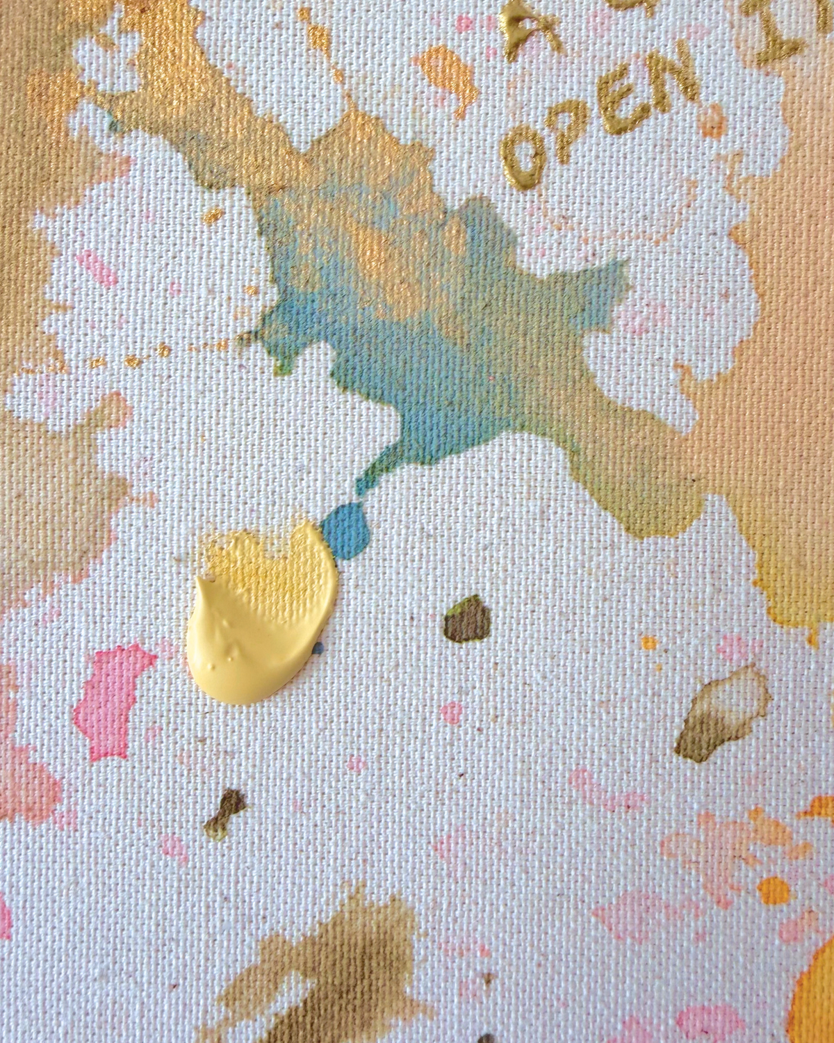 TODAY IS A GIFT, OPEN IT! 30x30cm