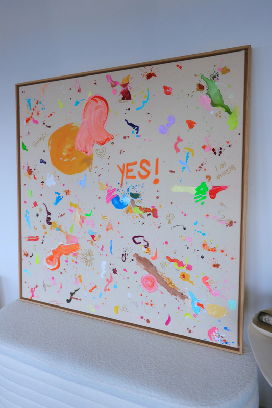 YES! 103x103cm