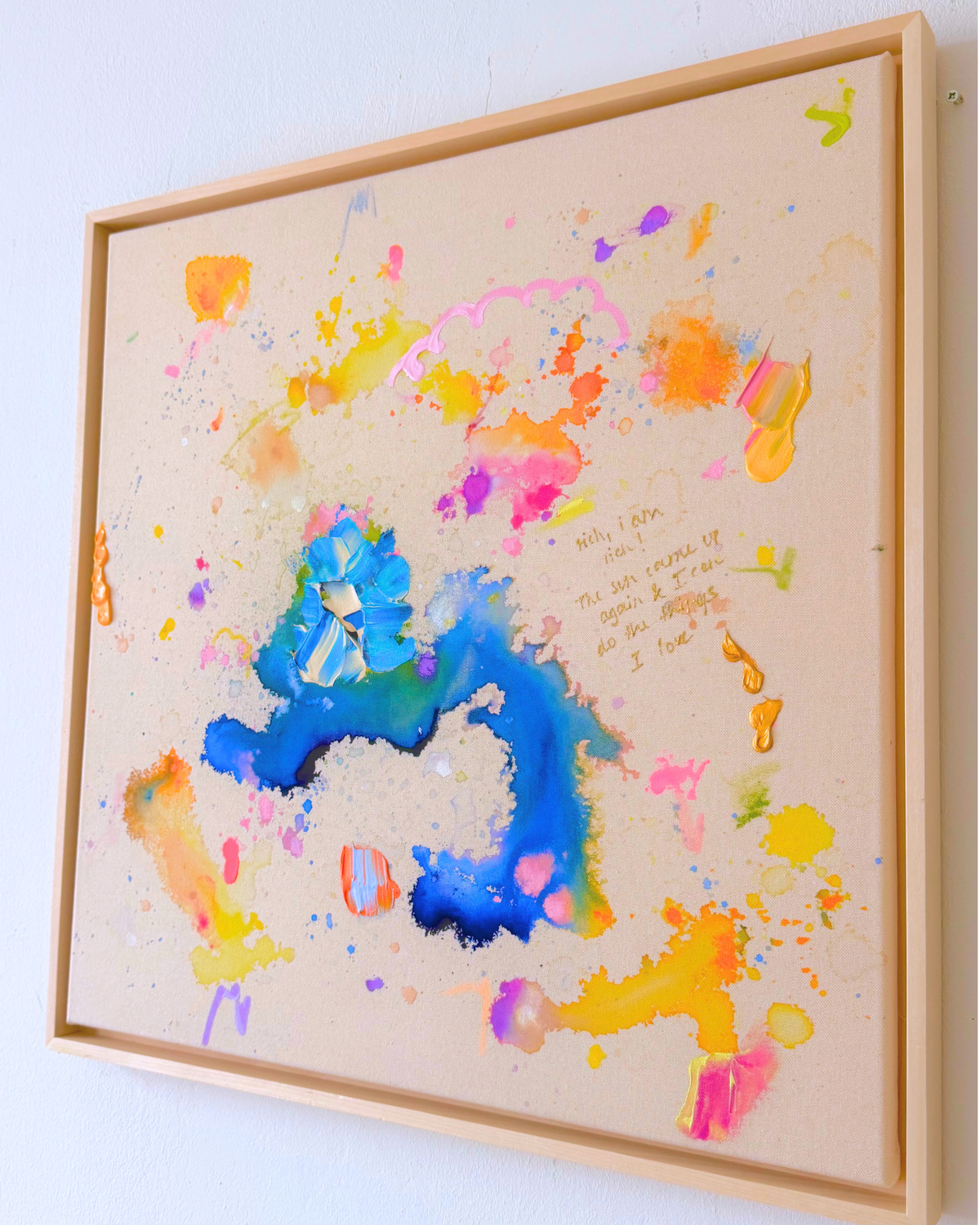 rich! i am rich 60x60cm