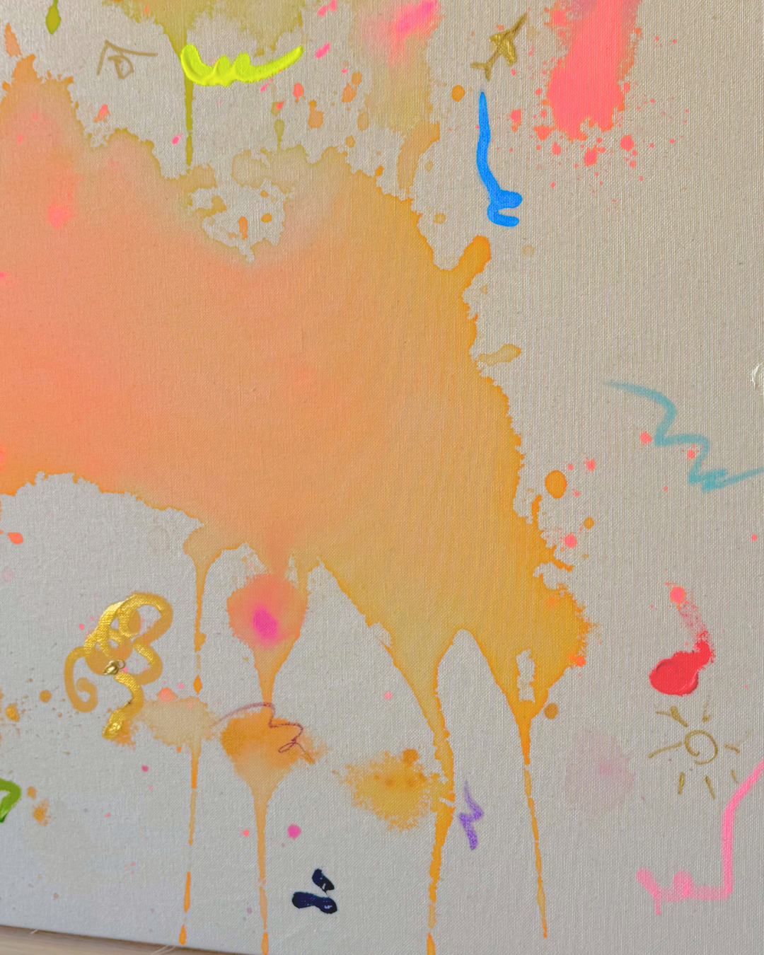 DAS LEBEN IST SCHÖN 160x110cm