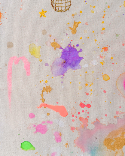 LOOK AT ALL THE MAGIC AROUND YOU Zwillingswerk 120x100cm