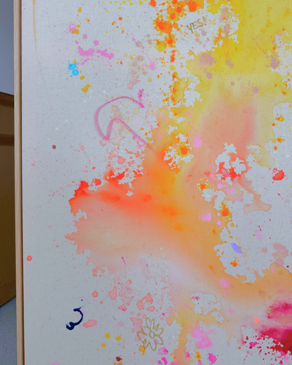 LIFE IS BEAUTIFUL & I HAVE TIME 150x200cm EXTRA TIEF
