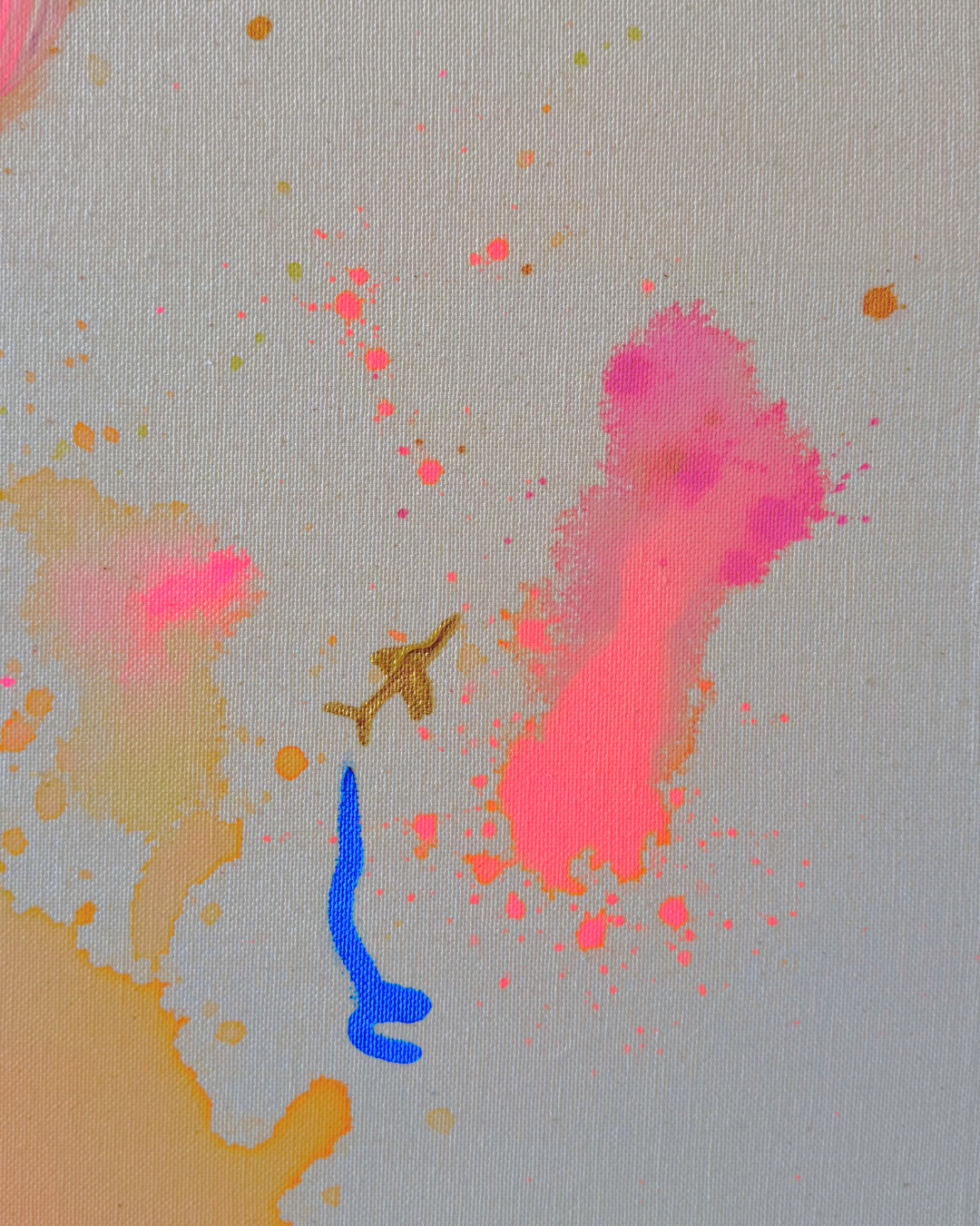 DAS LEBEN IST SCHÖN 160x110cm