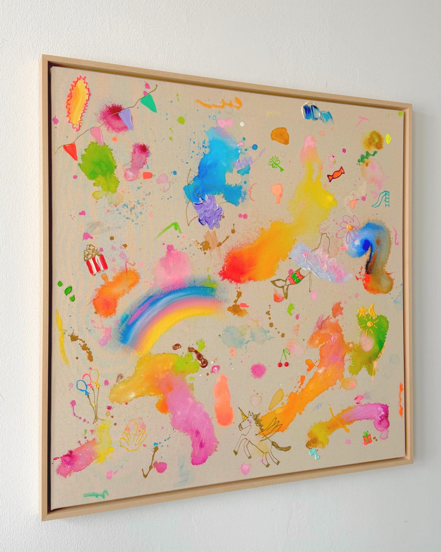 ICH WÜNSCH DIR 80x80cm