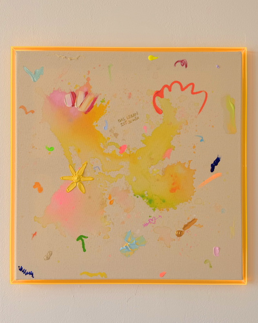 DAS LEBEN IST SCHÖN 60x60cm